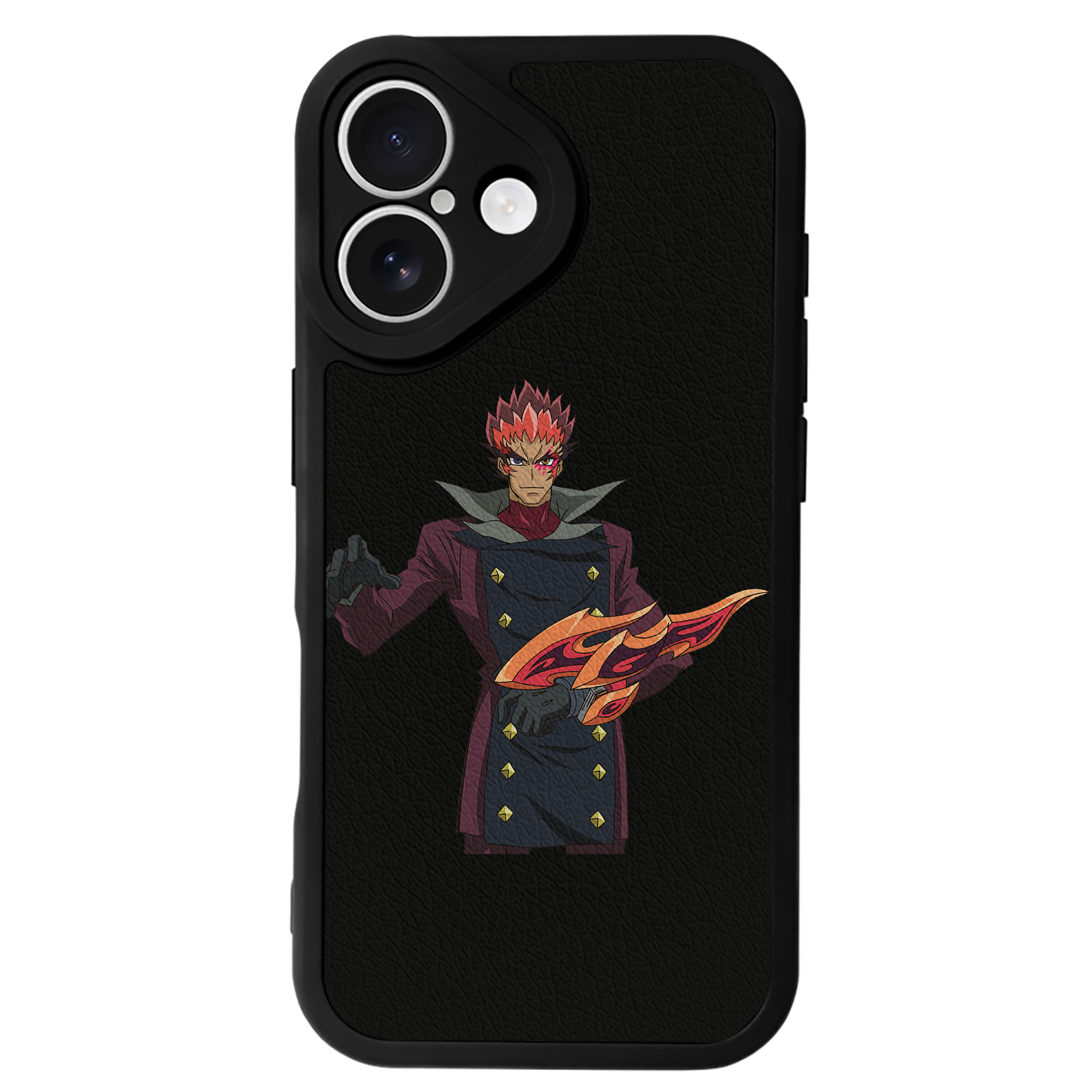 遊☆戯☆王 Yu-Gi-Oh! 【iPhone 16シリーズ対応】シリコンスマホケース（レザー調） 材質：シリコン